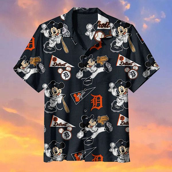 Detroit Tigers Baseball Hawaiian Shirt