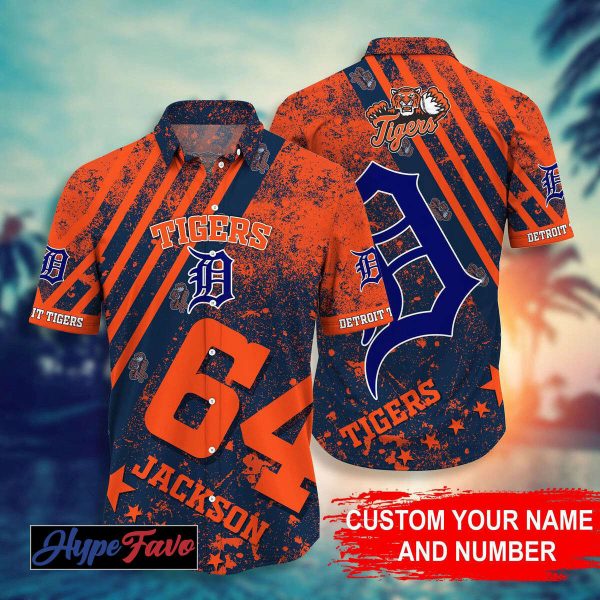 Detroit Tigers Mlb Personalized Hawaiian Shirt