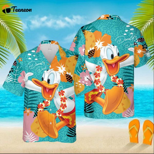 Donald Duck  Hawaii Shirt Gift For Men Women