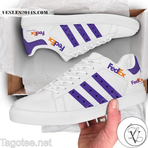 FedEx Corporation Logo Print Stan Smith Shoes