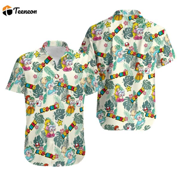 Funny Super Mario Boo-Bies Hawaiian Shirt