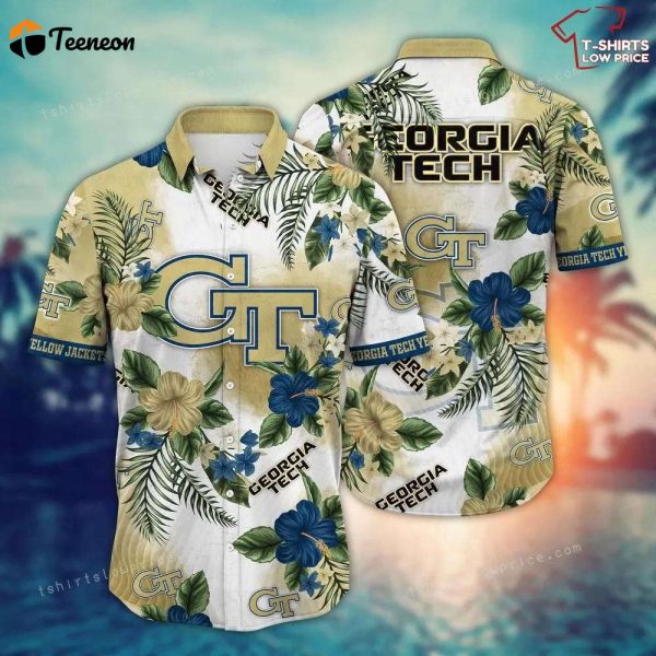 Georgia Tech Yellow Jackets  Hawaii Shirt