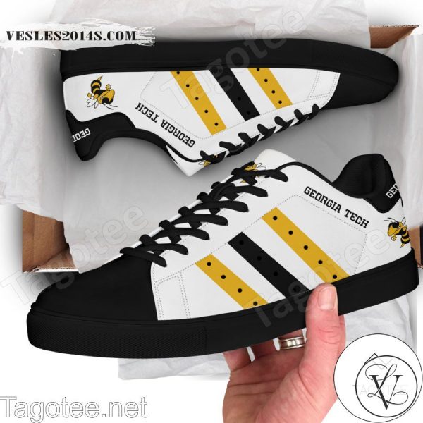 Georgia Tech Yellow Jackets Print Stan Smith Shoes Style