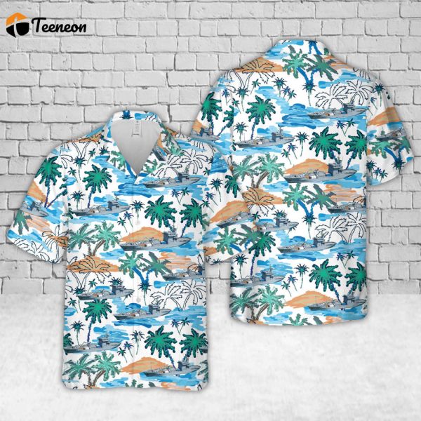 German Navy Main (A515) Elbe-class replenishment ships Hawaiian Shirt Gift for Dad Father Days