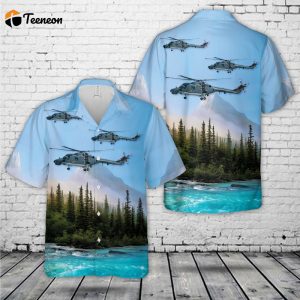 German Navy Westland WG-13 Super Lynx Mk88a Hawaiian Shirt Gift for Dad Father Days