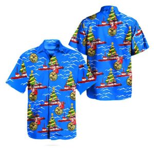 Gifts 2024Gifts 2024 San Francisco Fire Department (SFFD) Phoenix Fireboat Christmas Hawaiian Shirt