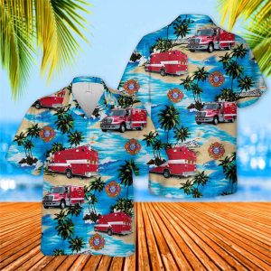 Gifts 2024Gifts 2024 South San Francisco Fire Department EMS Hawaiian Shirt For Men Women