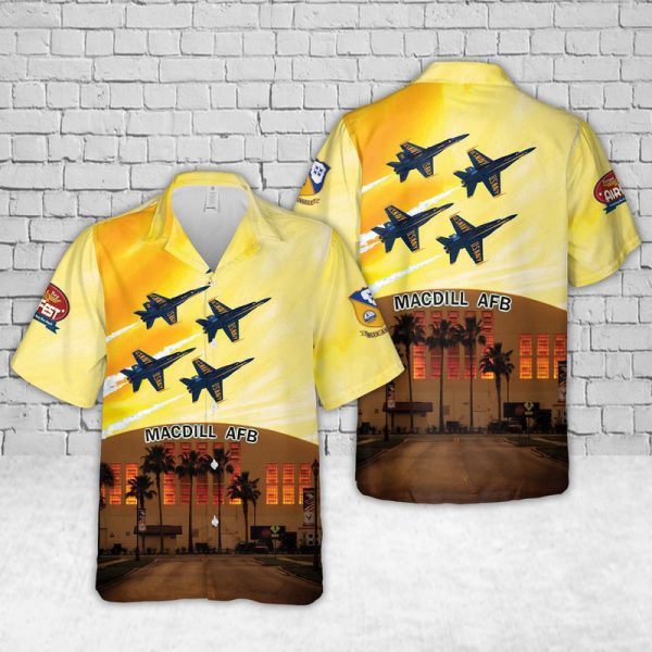 Gifts 2024Gifts 2024 US Navy Blue Angels Tampa Bay AirFest Hawaiian Shirt