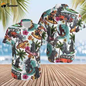 Godzilla Hawaiian Shirt