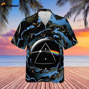 Good bye Blue Sky Dark Side Of the Moon Hawaiian Pink Floyd Shirt Gift For Men Women