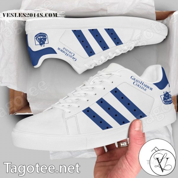 Grays Harbor College Logo Stan Smith Shoes