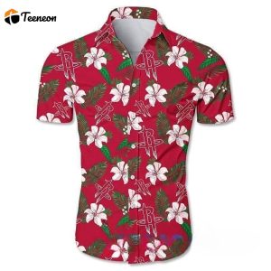 Houston Rockets sketll Hawaiian Shirt Gift For Men And Women