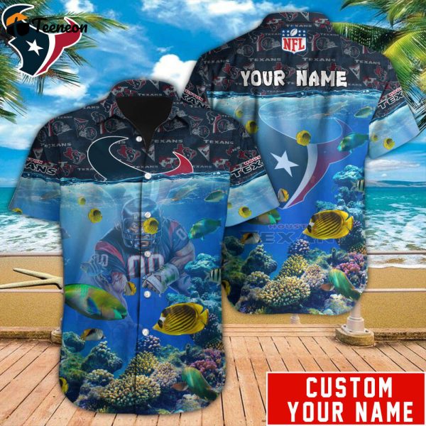 Houston Texans NFL-Hawaiian Shirt Custom