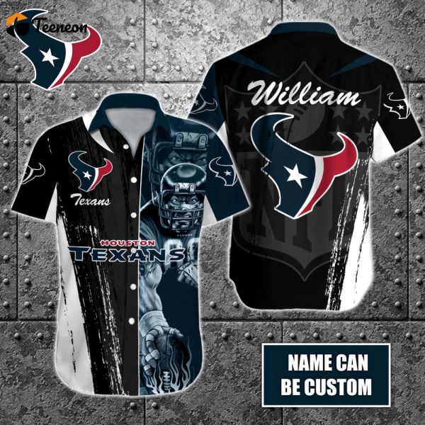 Houston Texans NFL-Hawaiian shirt Custom