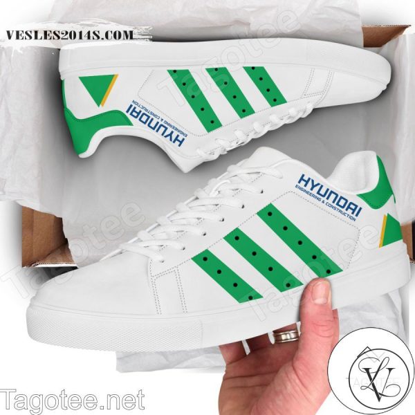 Hyundai Engineering & Construction Logo Print Stan Smith Shoes