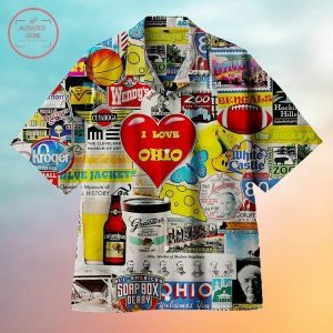 I Love io Hawaiian Shirt Gift For Men And Women Beach Outfit Suer