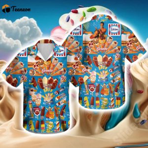 Ice Cream Shirts For Men 3d Printed Men’s Hawaiian Shirt