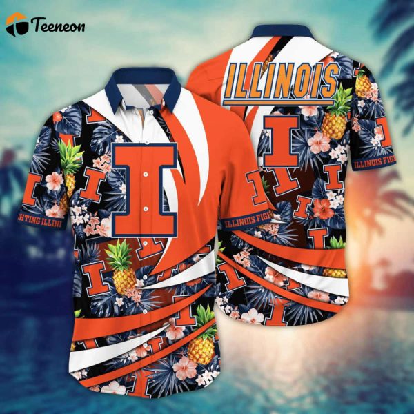 Illinois Fighting Illini Hawaii Shirt