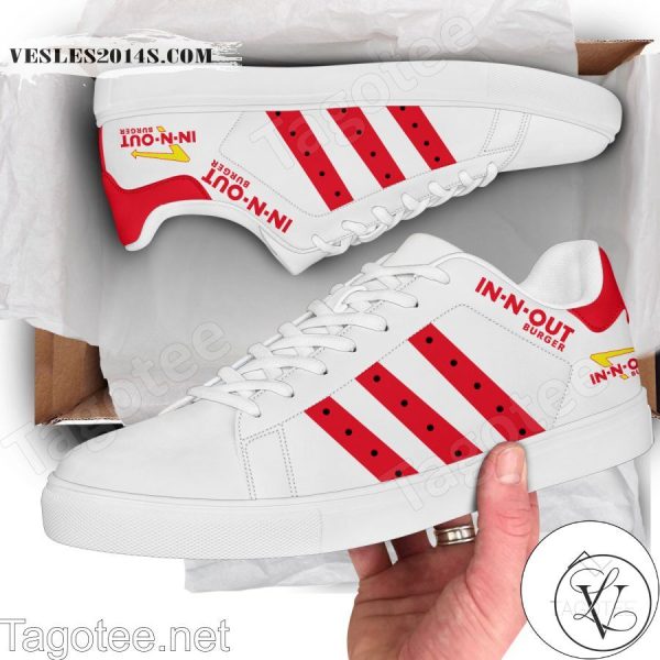 In-n-Out Burger Logo Print Stan Smith Shoes