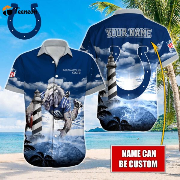 Indianapolis Colts NFL-Hawaiian Shirt Custom