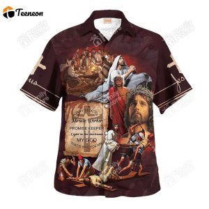 Jesus Mirade Worker Promise Keeper Light In The Darkness Hawaiian Shirt