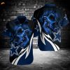 Limited Edition Dallas Cowboys Blue Skull 3D Hawaiian Shirt