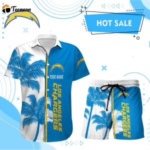 Los Angeles Chargers Hawaii Shirt Men Short Custom  NFL