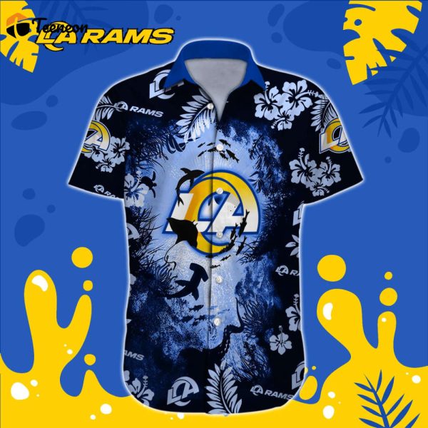 Los Angeles Rams NFL-Hawaiian Shirt Custom