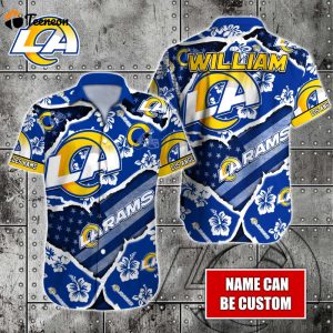 Los Angeles Rams NFL-Hawaiian shirt Custom