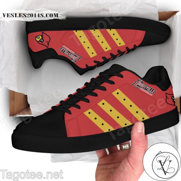 Louisville Cardinals Print Stan Smith Shoes Style