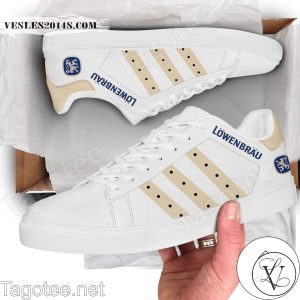 Lowenbrau Logo Print Stan Smith Shoes