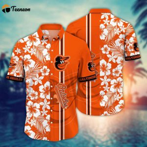 MLB Baltimore Orioles Hawaiian Shirt Swing Into Summer For Sports Fans