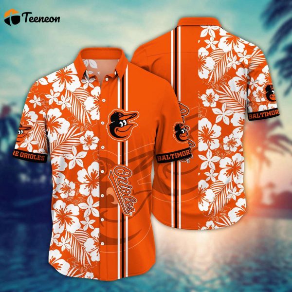 MLB Baltimore Orioles Hawaiian Shirt Swing Into Summer For Sports Fans