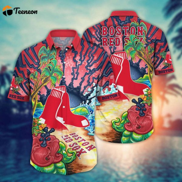 MLB Boston Red Sox Hawaiian Shirt Diamond Dreamscape For Sports Fans