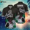 MLB Chicago White Sox Hawaiian Shirt Flower Tropical Trees Pattern For Fans