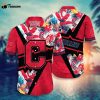 MLB Cleveland Indians Hawaiian Shirt Flower Swing Into Sunset For Fans