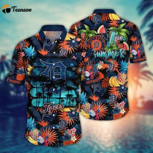 MLB Detroit Tigers Hawaiian Shirt Pitch Perfect Style For Sports Fans