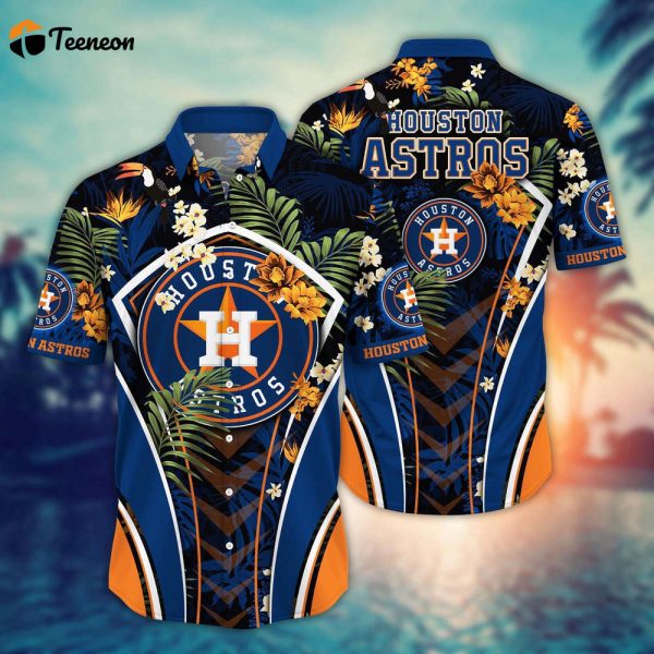 MLB Houston Astros Hawaiian Shirt Flower Strike A Style Pose For Fans