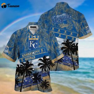 MLB Kansas City Royals Hawaiian Shirt Palm Tree Pattern For Fans Sports