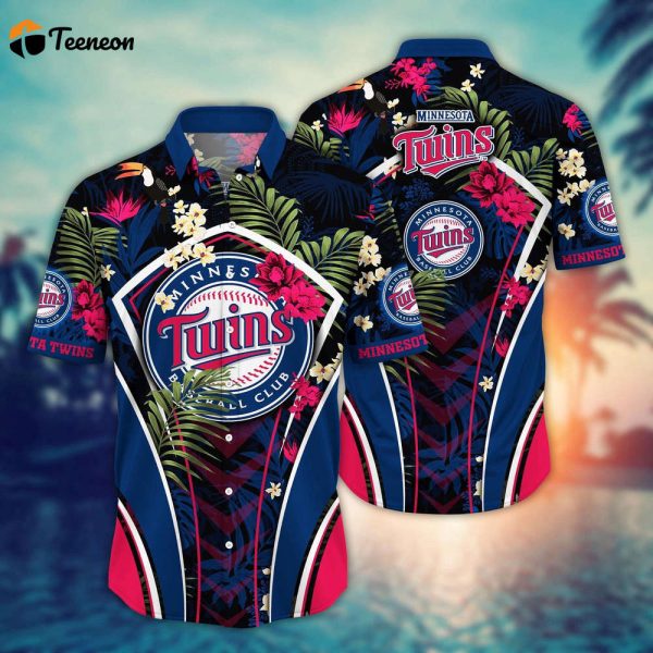 MLB Minnesota Twins Hawaiian Shirt Flower Strike A Style Pose For Fans