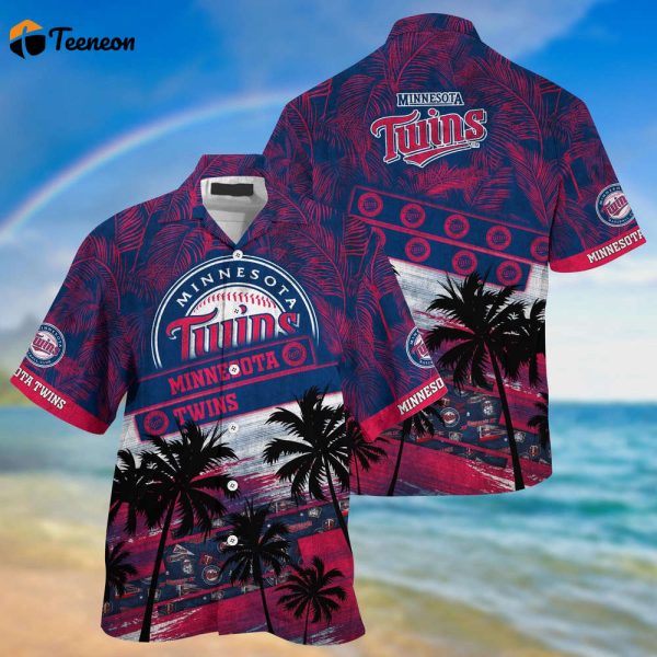 MLB Minnesota Twins Hawaiian Shirt Palm Tree Pattern For Fans Sports