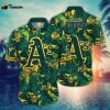 MLB Oakland Athletics Hawaiian Shirt Flower Palm Tree Paradise For Fans