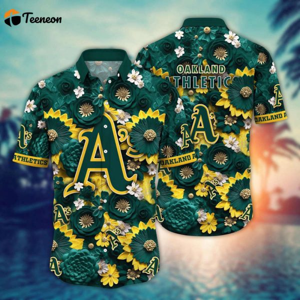 MLB Oakland Athletics Hawaiian Shirt Hitting Fashion Highs For Fans