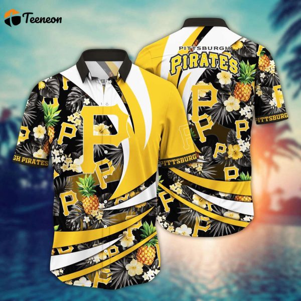 MLB Pittsburgh Pirates Hawaiian Shirt Flower Bloom In Glory For Fans