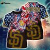 MLB San Diego Padres 3D T-Shirt Hawaiian Heatwave For Fans Sports