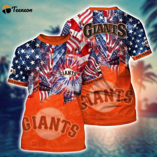 MLB San Francisco Giants 3D T-Shirt Hawaiian Heatwave For Fans Sports