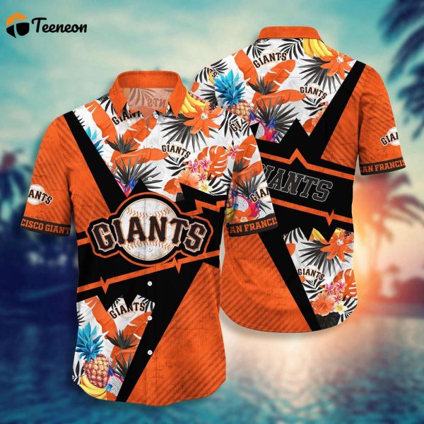 MLB San Francisco Giants Hawaiian Shirt Flower Swing Into Sunset For Fans