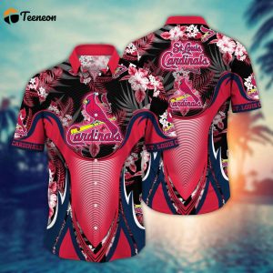 MLB St. Louis Cardinals Hawaiian Shirt Flower Grandstand Glamour For Fans