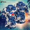 MLB Toronto Blue Jays Hawaiian Shirt Flower Floral Fusion Fashion For Fans