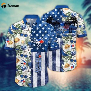 MLB Toronto Blue Jays Hawaiian Shirt Flower Home Run Threads For Fans